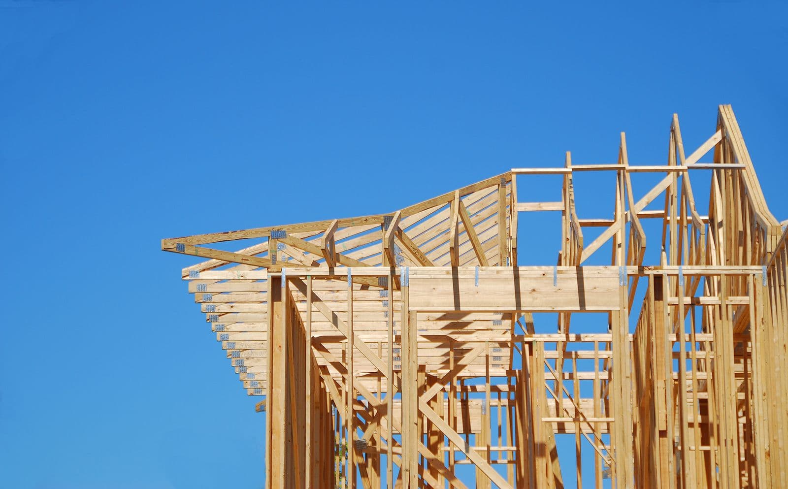 Home addition going up