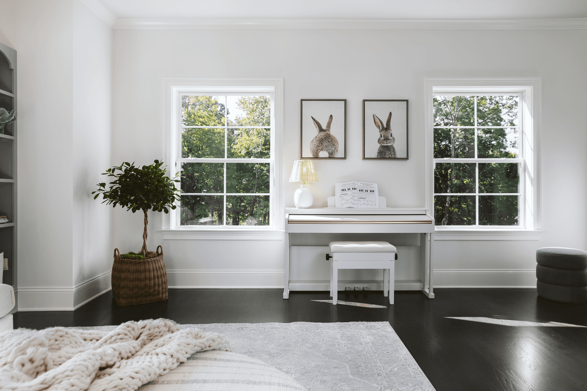marvin essential double hung window bedroom