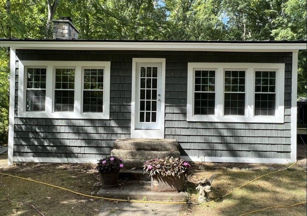 synthetic shake siding
